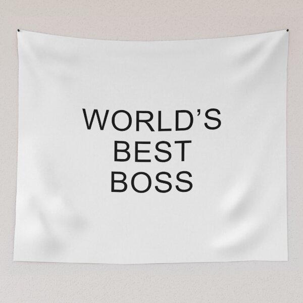 Item preview, World's Best Boss - The Office designed and sold by GeeklyShirts.