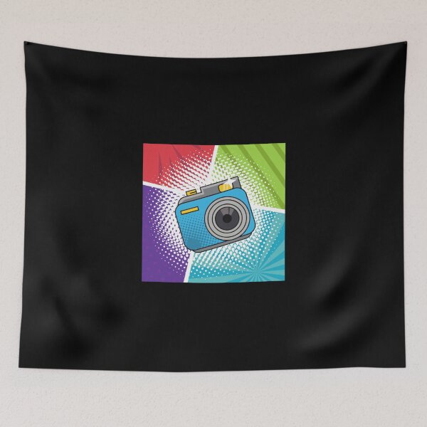 Item preview, Pop Art Retro Camera Racerback Tank Top designed and sold by donniejeanjr6.
