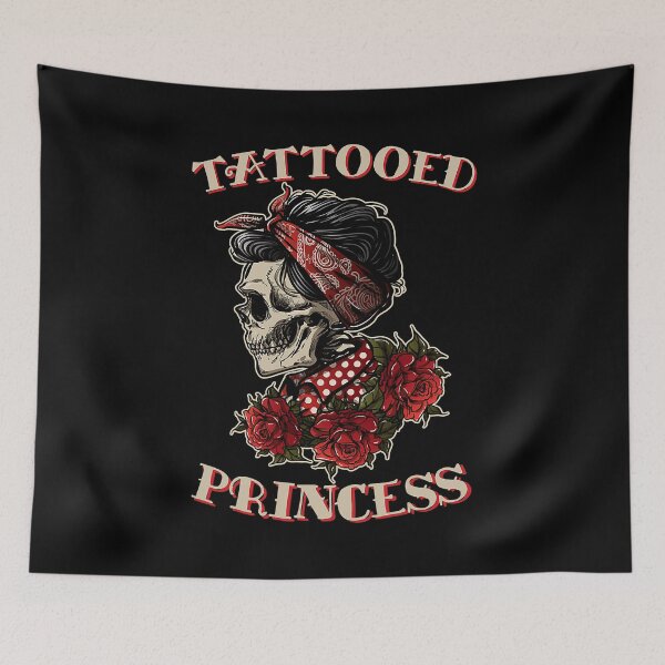 Artikelvorschau, Tätowierte Prinzessin Cute Women Tattoo entworfen und verkauft von GardNewerd.