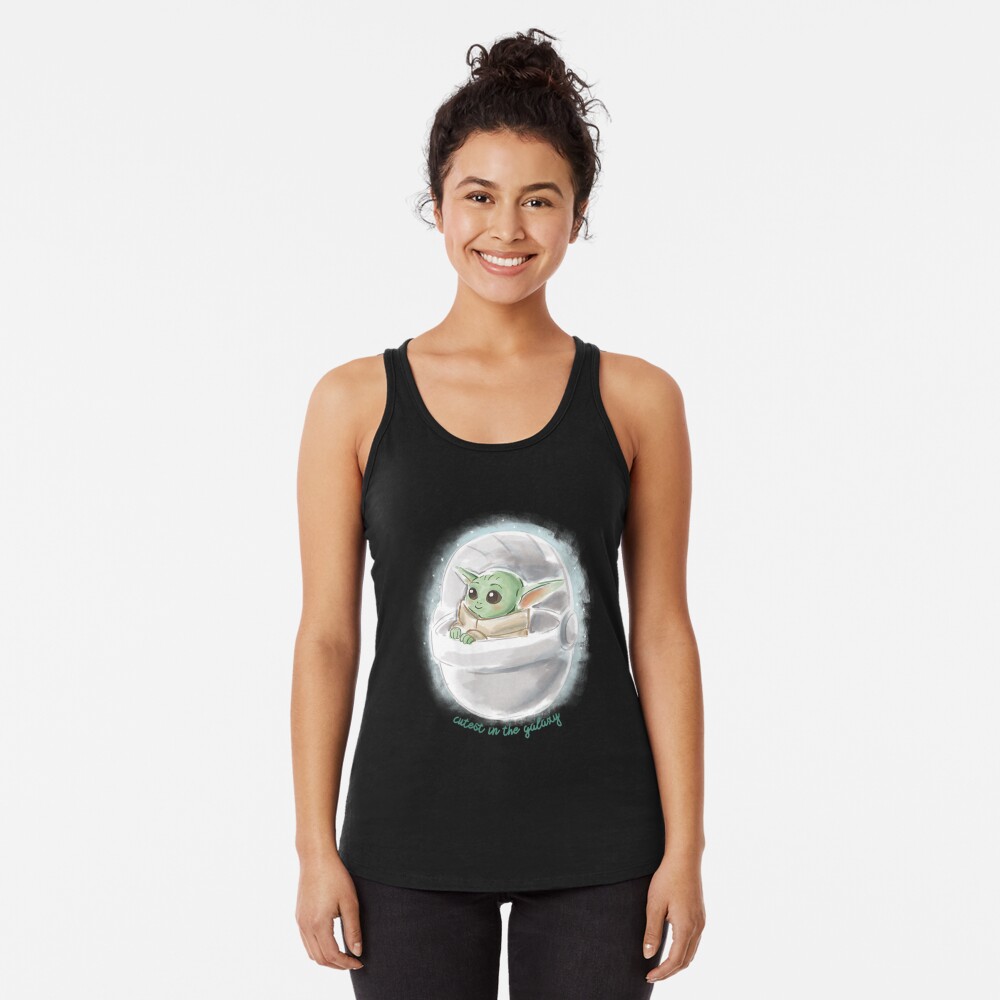 Discover The Child Cutest In The Galaxy  Racerback Tank Top