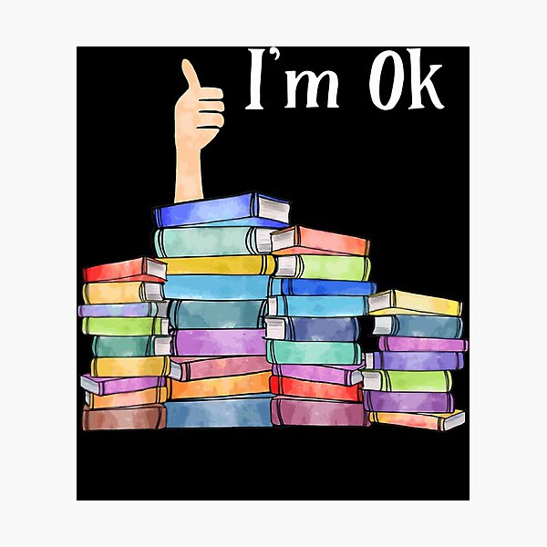 Item preview, Reading Book Lovers I'm Ok National Book Lovers Day  designed and sold by EuphemiaShop.