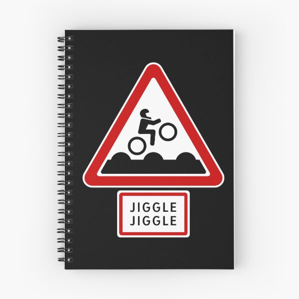 Item preview, Bumpy Road Sign - Jiggle Jiggle designed and sold by Clusterfudge.