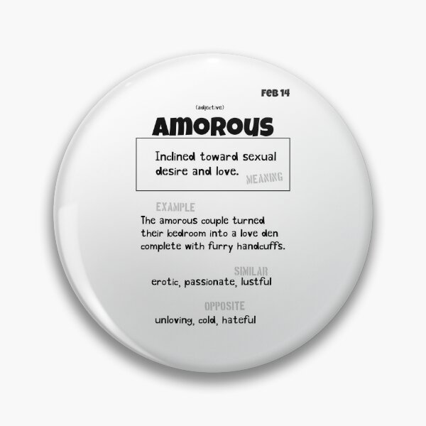 Item preview, February 14 Amorous designed and sold by Square Root of Squid.