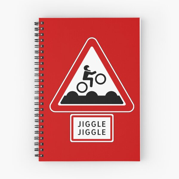 Item preview, Bumpy Road Sign - Jiggle Jiggle designed and sold by Clusterfudge.