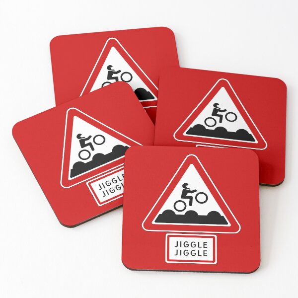 Item preview, Bumpy Road Sign - Jiggle Jiggle designed and sold by Clusterfudge.