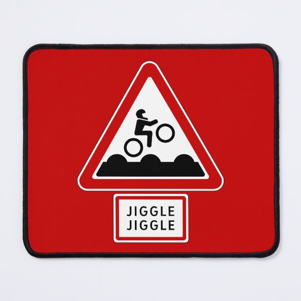 Item preview, Bumpy Road Sign - Jiggle Jiggle designed and sold by Clusterfudge.