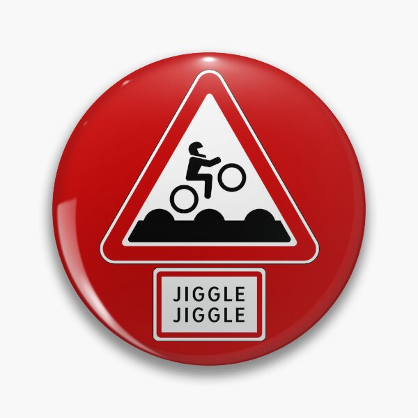 Item preview, Bumpy Road Sign - Jiggle Jiggle designed and sold by Clusterfudge.