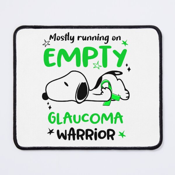 Item preview, Mostly Running on Empty Glaucoma Warrior designed and sold by Wlsnpeggy.