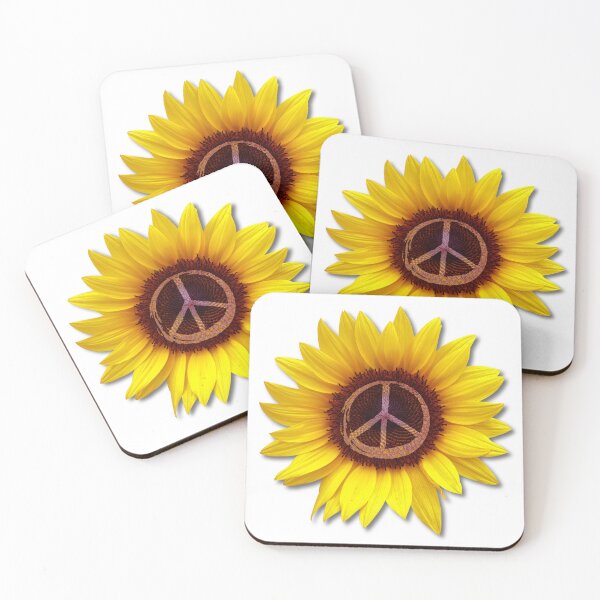 Item preview, Sunflower of Inner Peace Ukraine Flower Symbol Sign designed and sold by 26-Characters.