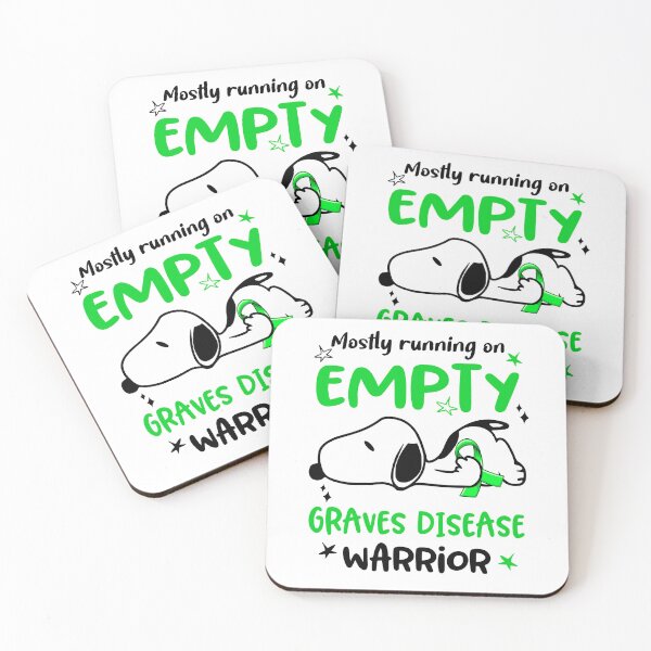 Item preview, Mostly Running on Empty Graves Disease Warrior designed and sold by Wlsnpeggy.