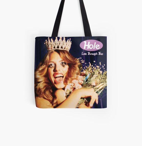 Live Through This All Over Print Tote Bag