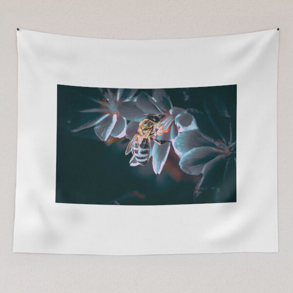 Item preview, Bee on flowers  designed and sold by Sandi Walmsley.