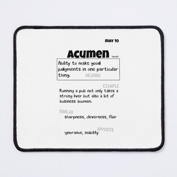 Item preview, May 10 Acumen designed and sold by Square Root of Squid.