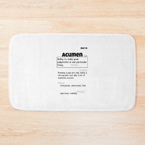 Item preview, May 10 Acumen designed and sold by Square Root of Squid.