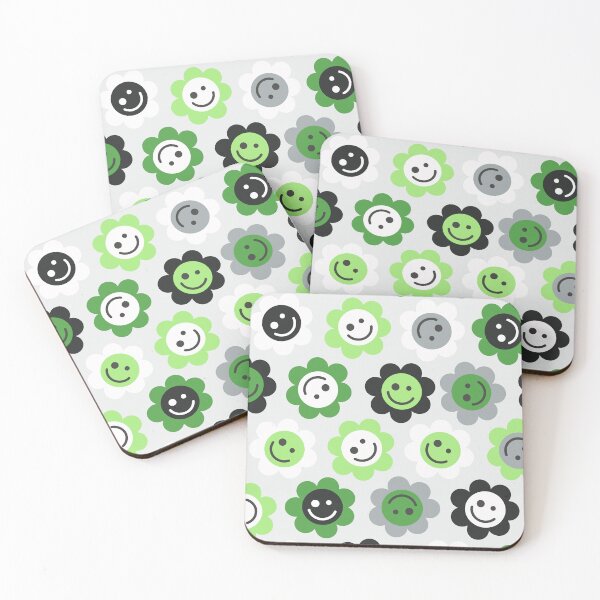 Item preview, Aromantic Flower Faces designed and sold by gray-cat.