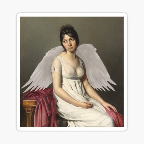 Item preview, my year of rest and relaxation angel painting designed and sold by slayvariant.