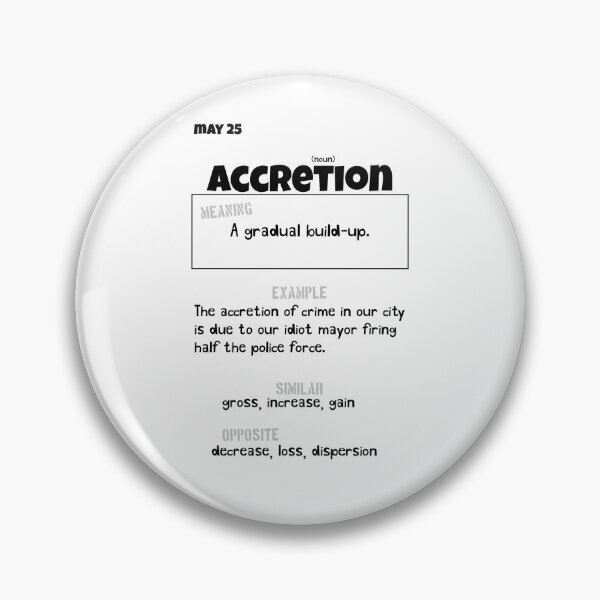 Item preview, May 25 Accretion designed and sold by Square Root of Squid.
