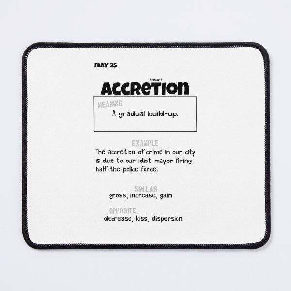 Item preview, May 25 Accretion designed and sold by Square Root of Squid.