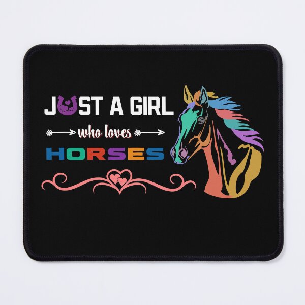 Item preview, Horse Lovers - Just A Girl Who Love's Horses by dsrdirect designed and sold by dsrdirect.