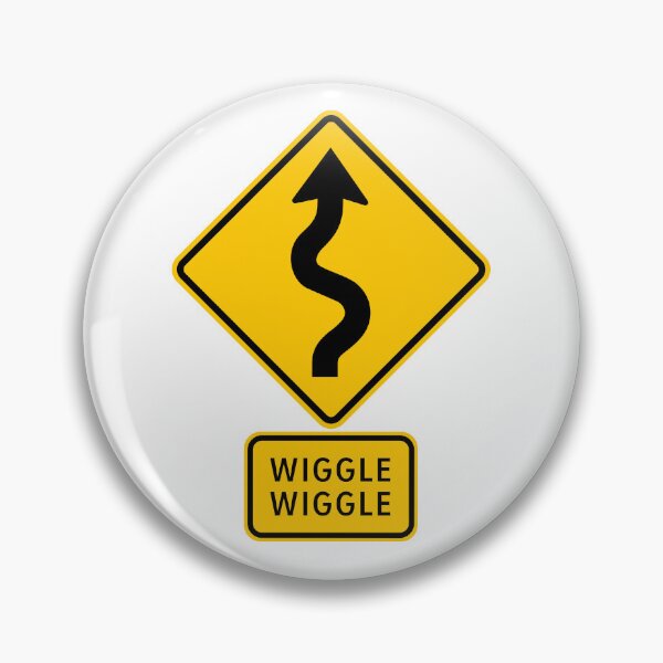 Item preview, Winding Road Sign - Wiggle Wiggle designed and sold by Clusterfudge.