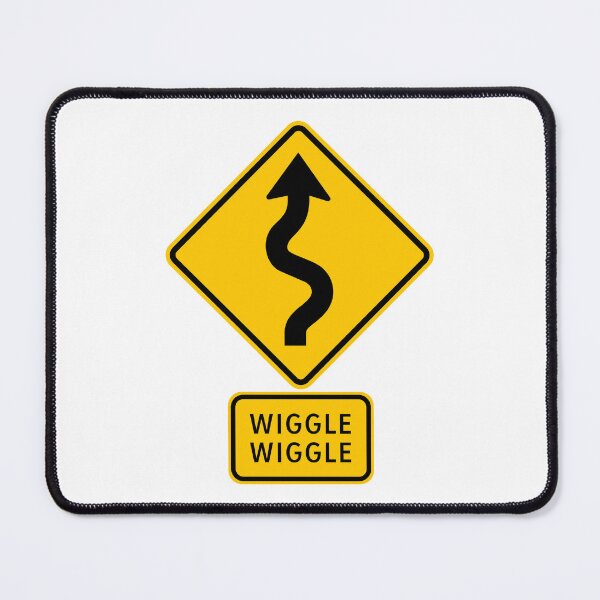 Item preview, Winding Road Sign - Wiggle Wiggle designed and sold by Clusterfudge.