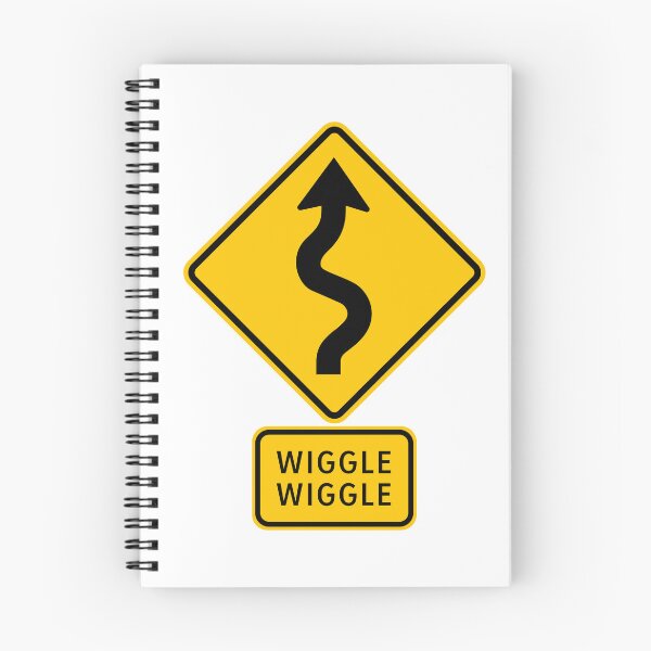 Item preview, Winding Road Sign - Wiggle Wiggle designed and sold by Clusterfudge.