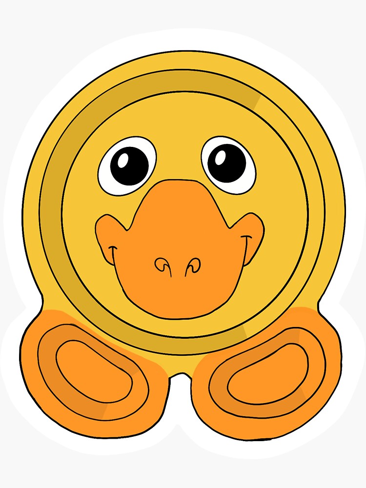 "Duck zoo pals sticker " Sticker for Sale by MelonCat18 Redbubble
