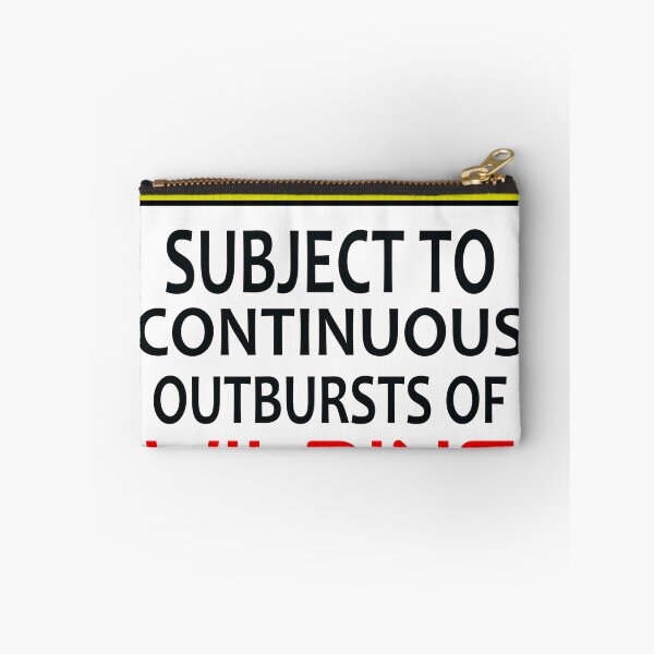 Item preview, WARNING SUBJECT TO CONTINUOUS OUTBURSTS OF WILDING designed and sold by AVOGATO KITTY KAT  CAT.