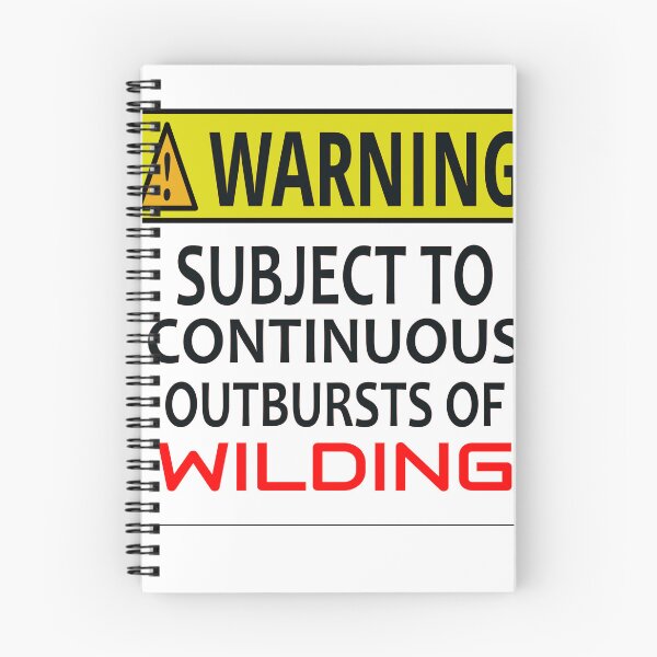 Item preview, WARNING SUBJECT TO CONTINUOUS OUTBURSTS OF WILDING designed and sold by AVOGATO KITTY KAT  CAT.