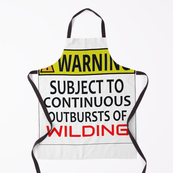 Item preview, WARNING SUBJECT TO CONTINUOUS OUTBURSTS OF WILDING designed and sold by AVOGATO KITTY KAT CAT.