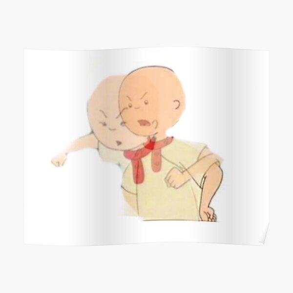 Triggered Meme Posters Redbubble - im caillou savage roblox