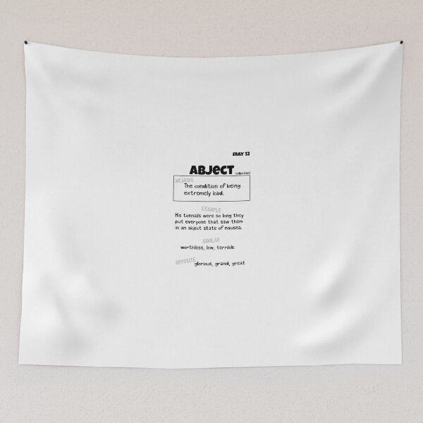Item preview, May 12 Abject designed and sold by Square Root of Squid.