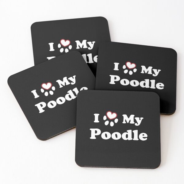 Item preview, I Love My Poodle designed and sold by SubtleSplit.