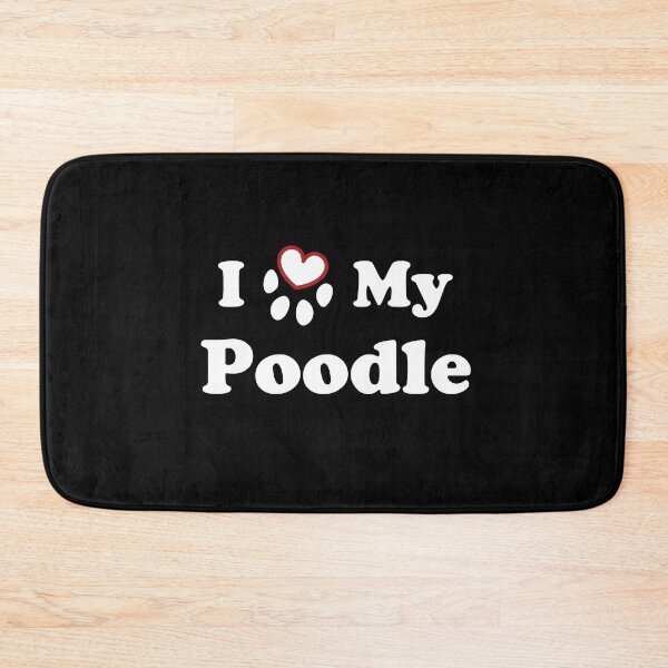 Item preview, I Love My Poodle designed and sold by SubtleSplit.
