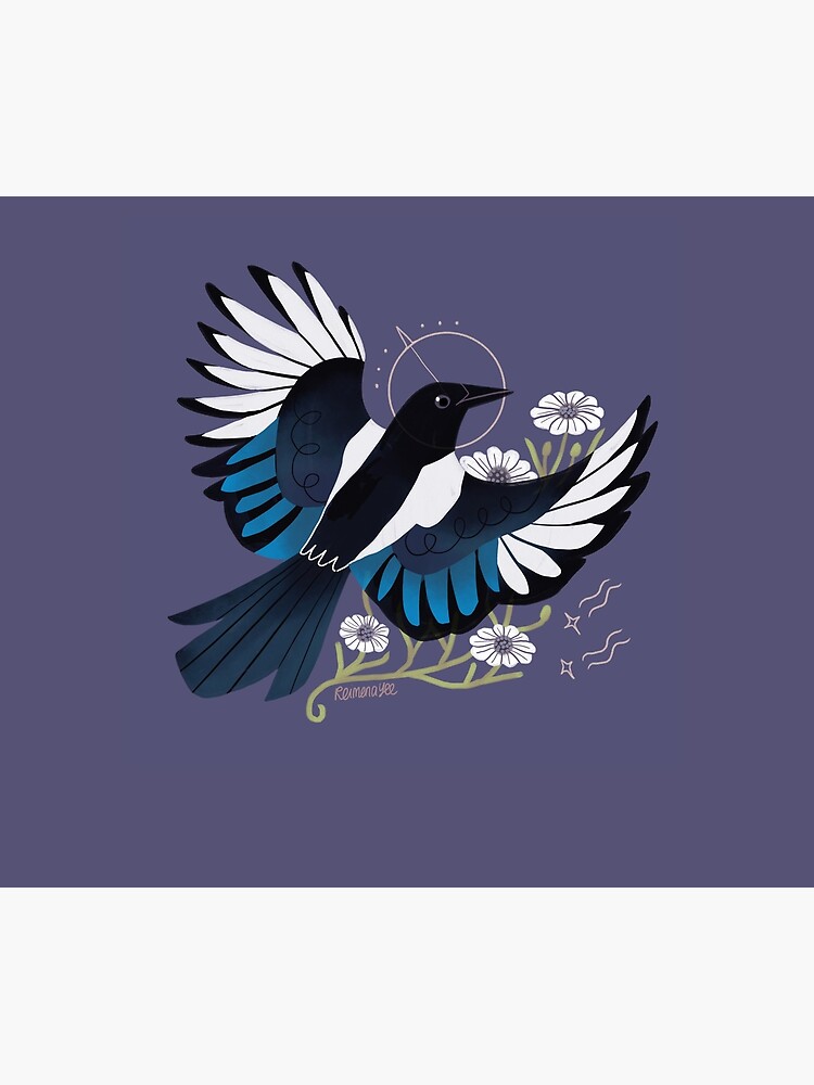 Familiar - European Magpie by straungewunder