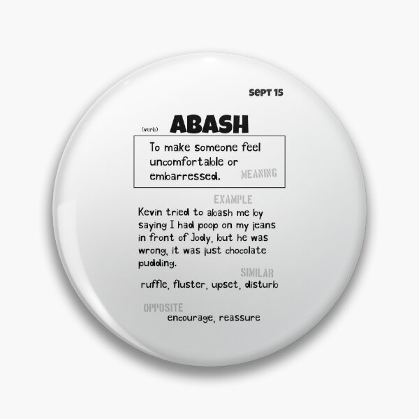 Item preview, September 15 Abash designed and sold by Square Root of Squid.