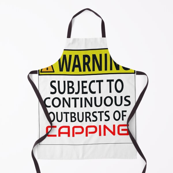 Item preview, WARNING SUBJECT TO CONTINUOUS OUTBURSTS OF CAPPING designed and sold by AVOGATO KITTY KAT CAT.