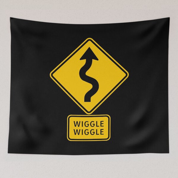 Item preview, Winding Road Sign - Wiggle Wiggle designed and sold by Clusterfudge.