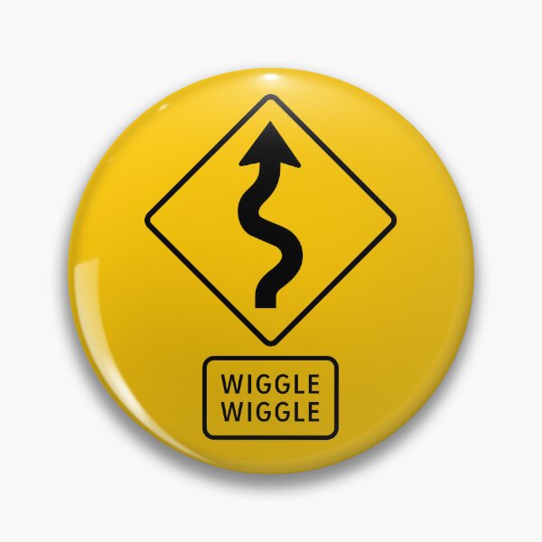 Item preview, Winding Road Sign - Wiggle Wiggle designed and sold by Clusterfudge.