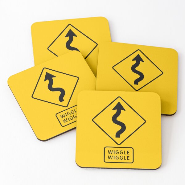Item preview, Winding Road Sign - Wiggle Wiggle designed and sold by Clusterfudge.