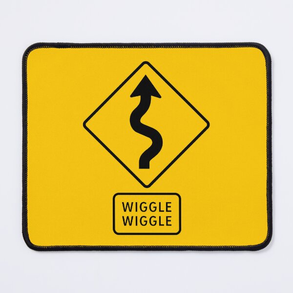 Item preview, Winding Road Sign - Wiggle Wiggle designed and sold by Clusterfudge.