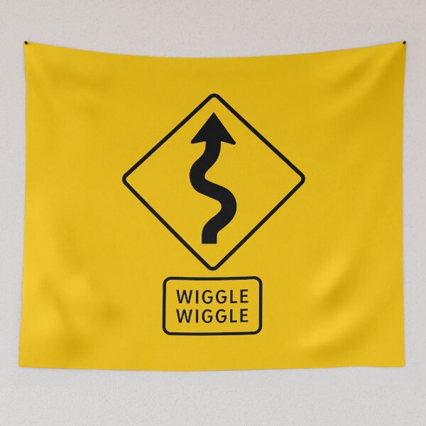 Item preview, Winding Road Sign - Wiggle Wiggle designed and sold by Clusterfudge.