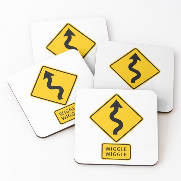 Item preview, Winding Road Sign - Wiggle Wiggle designed and sold by Clusterfudge.