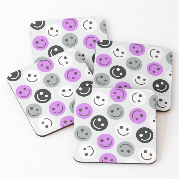 Item preview, Asexual Happy Faces designed and sold by gray-cat.