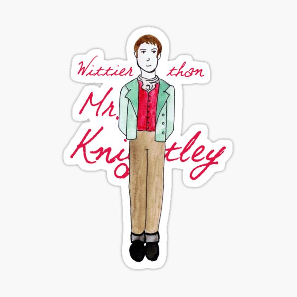 Wittier than Mr. Knightley Sticker