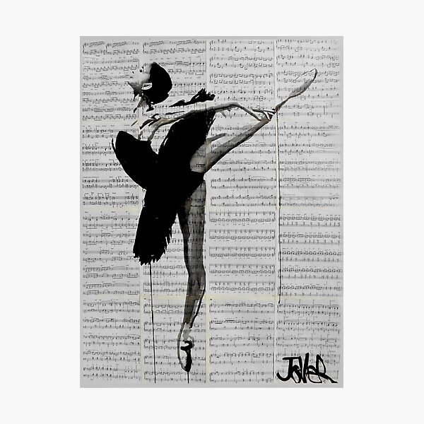 the black tutu Photographic Print