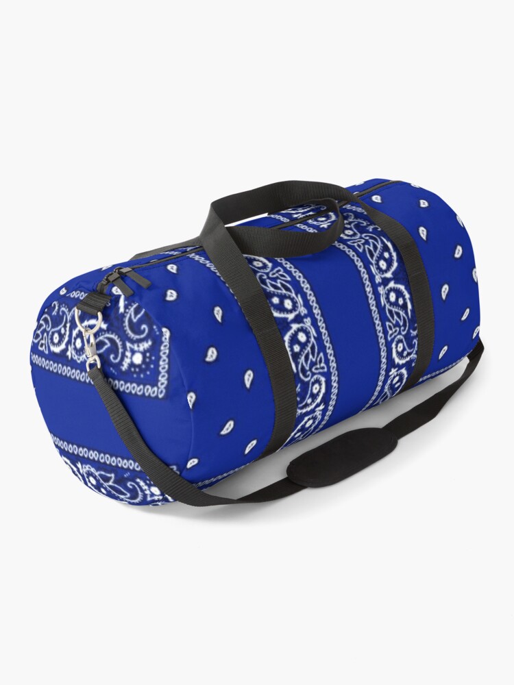 Bags, Large Blue Bandana Print Handbag