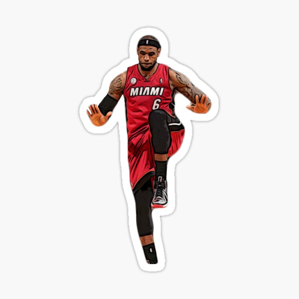 Artikel-Vorschau von Lebron James Feier-Aufkleber, designt und verkauft von contawana1s.