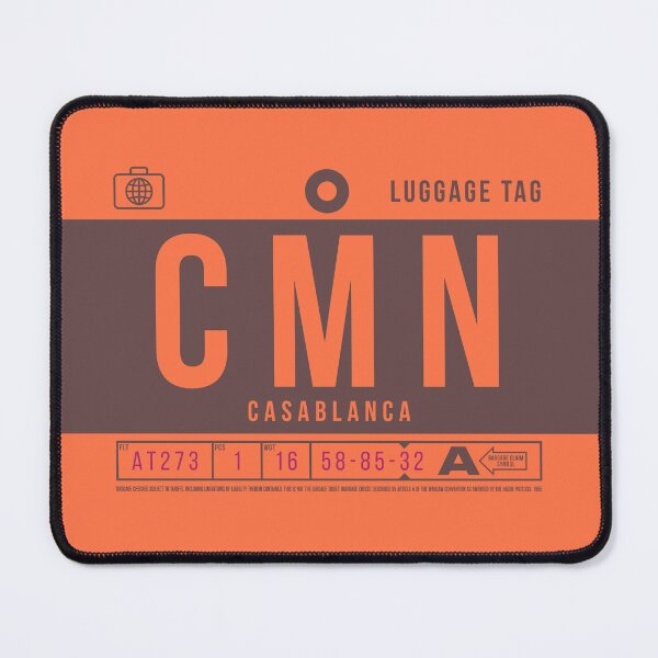 Item preview, Luggage Tag B - CMN Casablanca Morocco designed and sold by VoodooCircus.