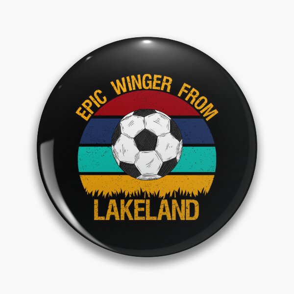 Item preview, Epic Winger From Lakeland Vintage Soccer Sticker designed and sold by verarheaf9.